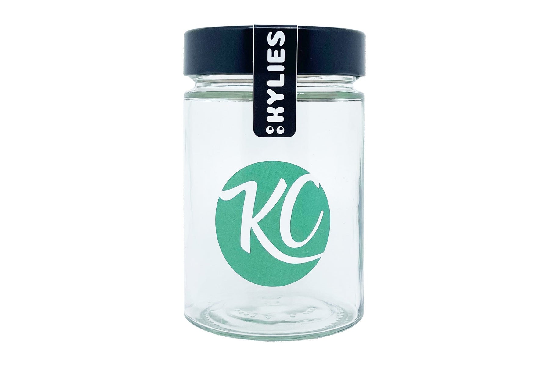 Kylies Cuppa Screw-top Glass "KC Bottle" groot 700 ml. met schroefdeksel